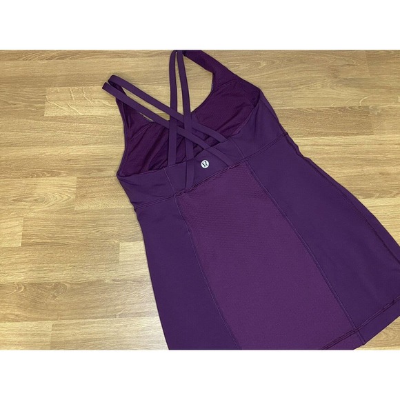 LULULEMON ENERGY top Size XS/S tank Wee Are From Space September Plum - Picture 5 of 11